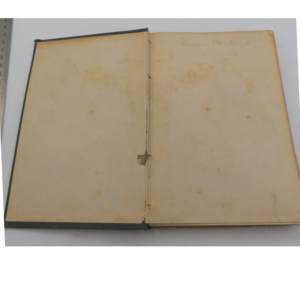 Antique Spencerian Shorthand Dictator Dictionary Reader Green Hardcover Book